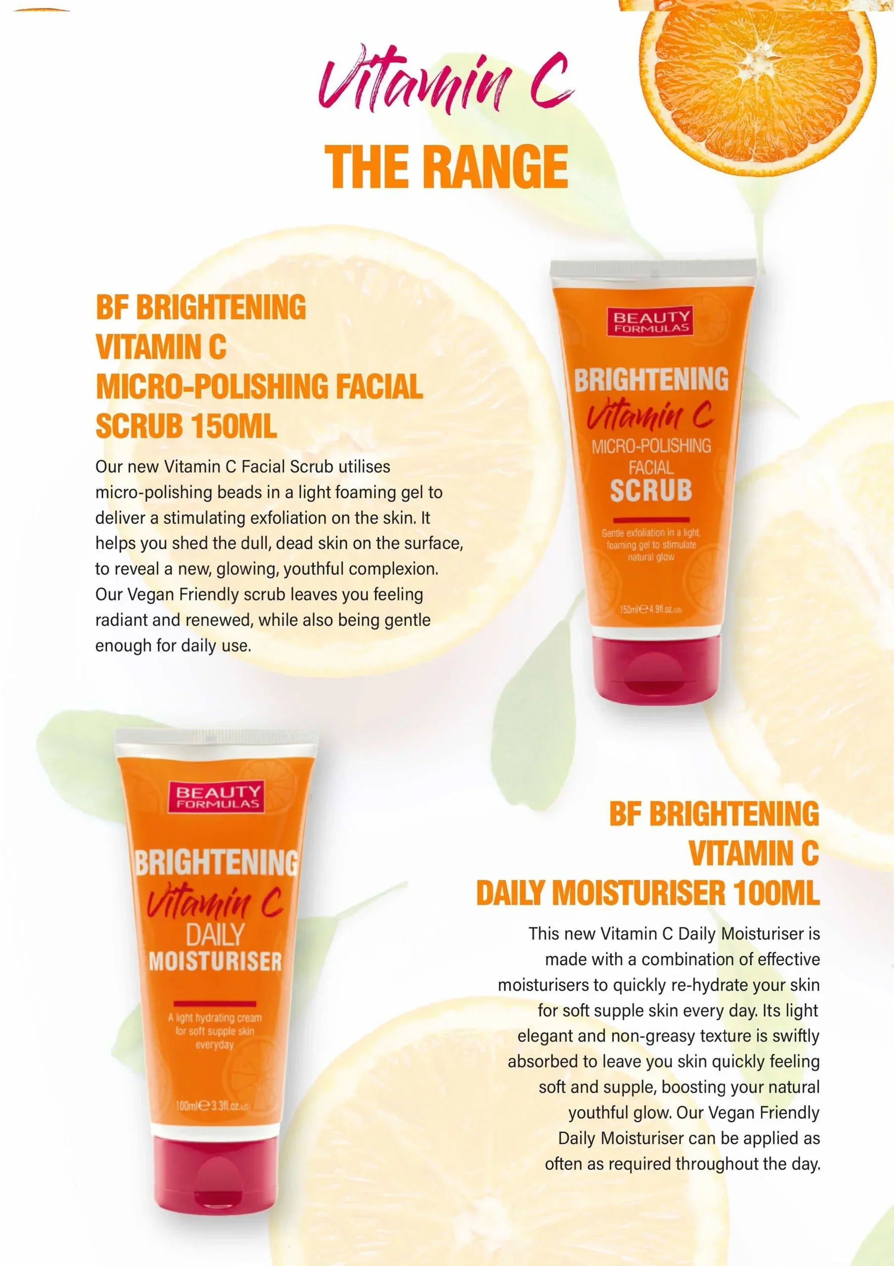 Beauty Formulas Brightening Vitamin C Daily Moisturiser 100ml