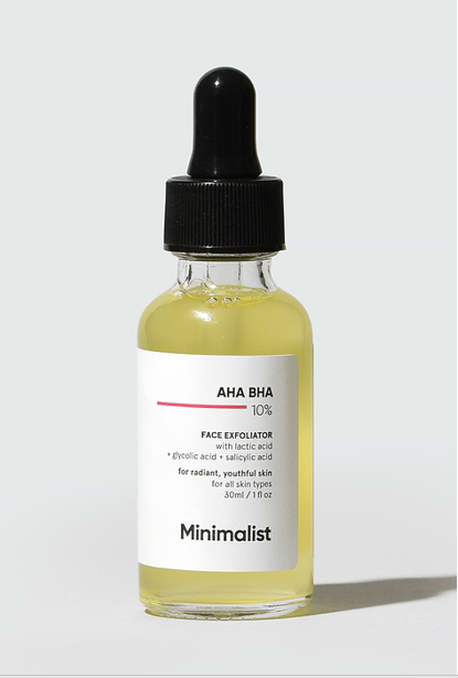 Minimalist AHA BHA 10% Face Exfoliator 30ml