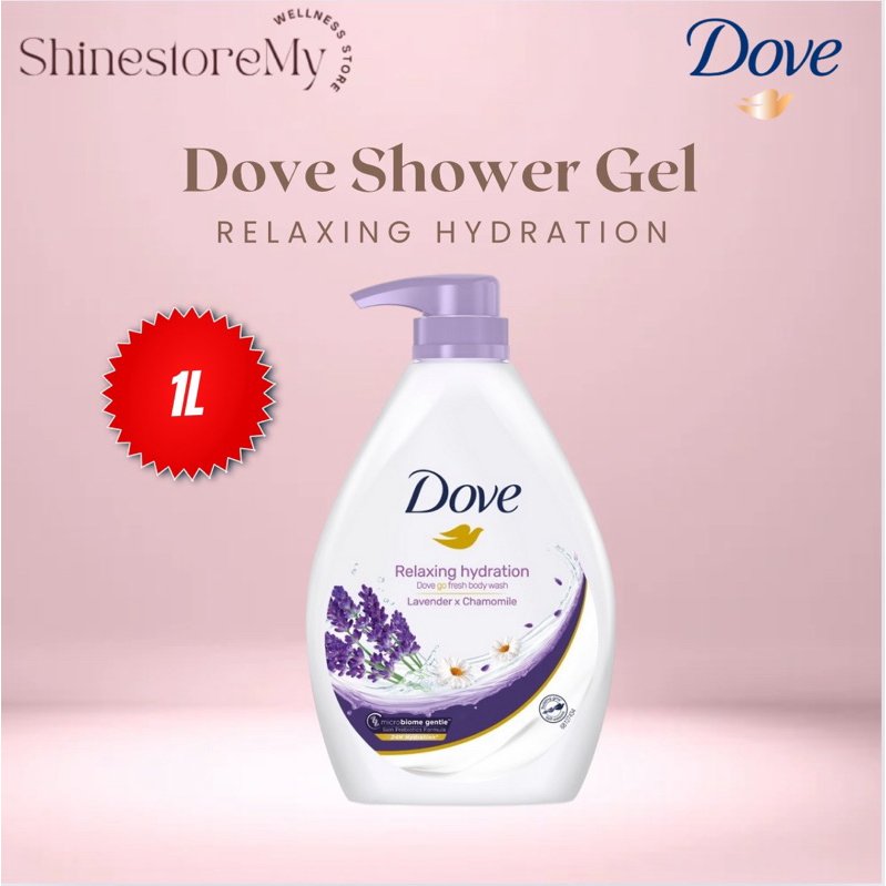 DOVE RELAXING HYDRATION BODY WASH 1000ml
