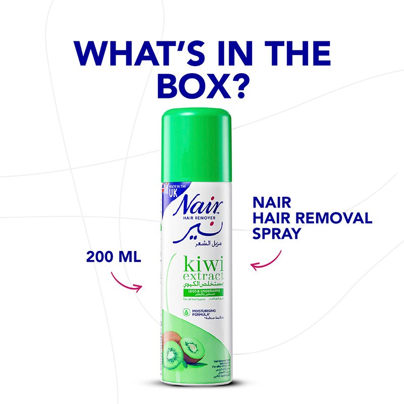 Nair Hair Remover Spray – Kiwi (200ml)