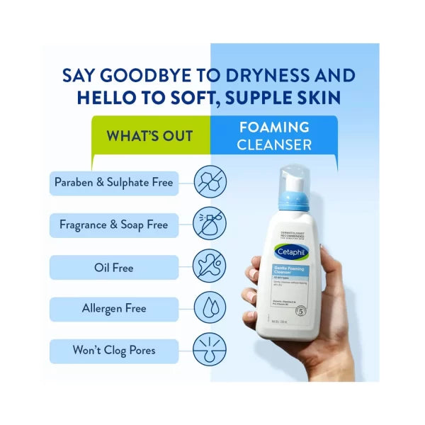 Cetaphil Gentle Foaming Cleanser 236ml