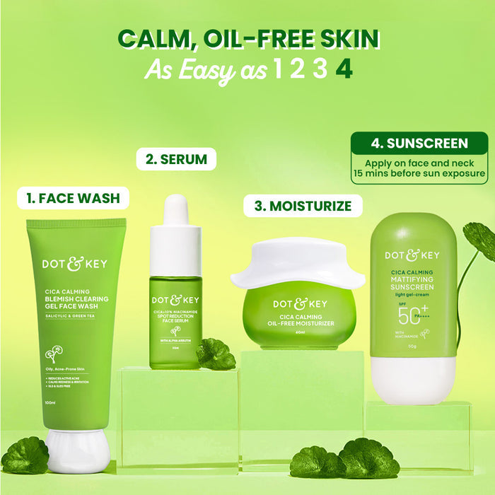 Dot & Key CICA Calming Mattifying Sunscreen SPF 50 PA++++