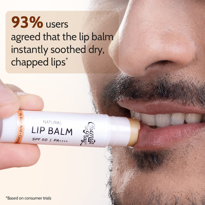 Chemist at Play SPF 50 PA++++ Lip Balm Duo (Natural + Cherry)