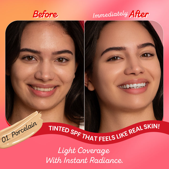 Dot & Key Strawberry Dew Tinted Sunscreen SPF 50+ PA++++ | New-Age UV Filters | 50ml