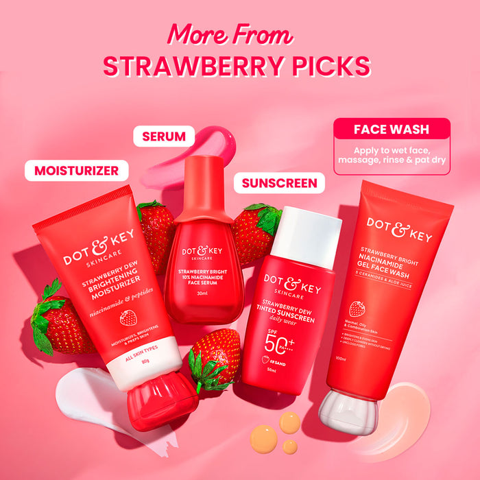 Dot & Key Strawberry Bright Niacinamide Gel Face Wash