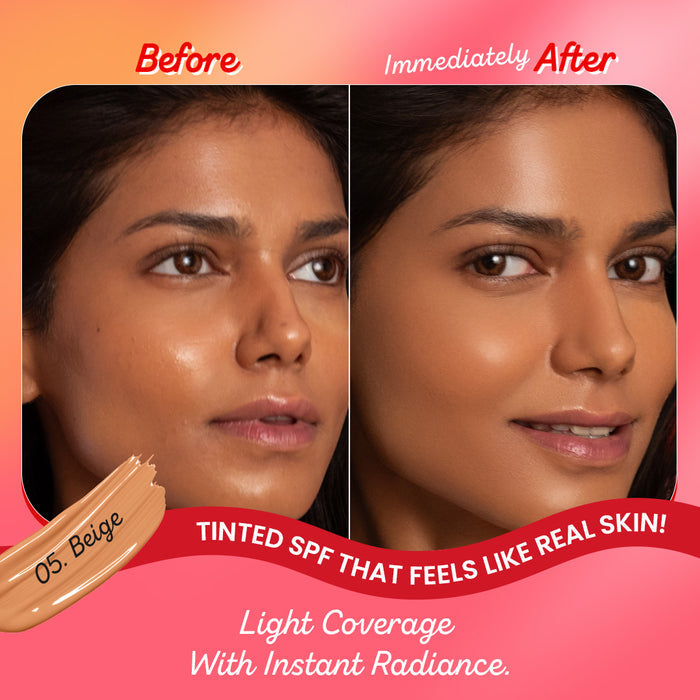 Dot & Key Strawberry Dew Tinted Sunscreen SPF 50+ PA++++ | New-Age UV Filters | 50ml