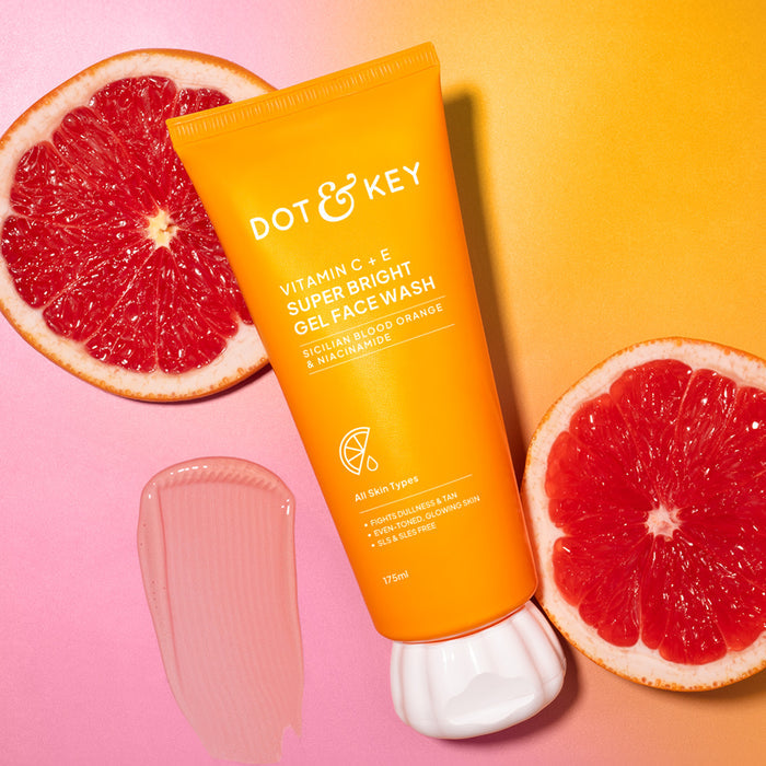 Dot & Key Vitamin C + E Super Bright Gel Face Wash | Glowing Skin