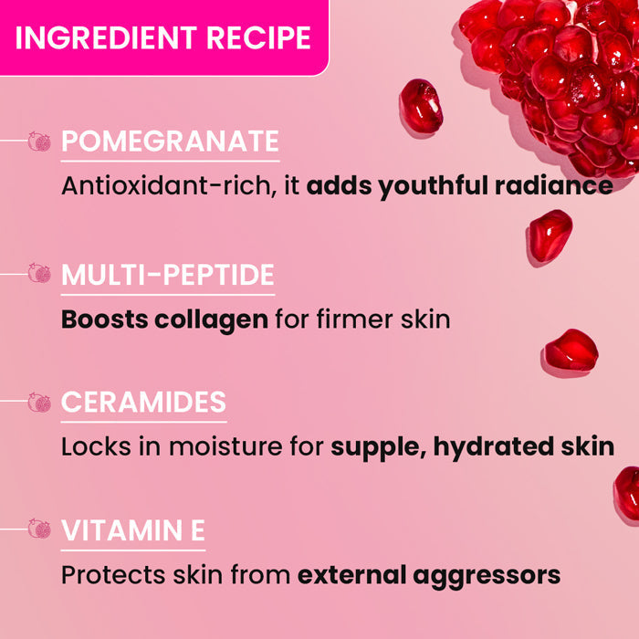 Dot & Key Pomegranate + Multi-Peptide Anti-Ageing Moisturizer SPF 30 | 60ml