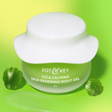 Dot & Key Cica Calming Skin Renewing Night Gel (Niacinamide + Green Tea) 60ml