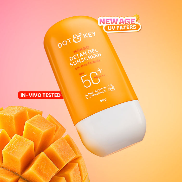 Dot & Key Mango Detan Gel Sunscreen SPF 50+ PA++++