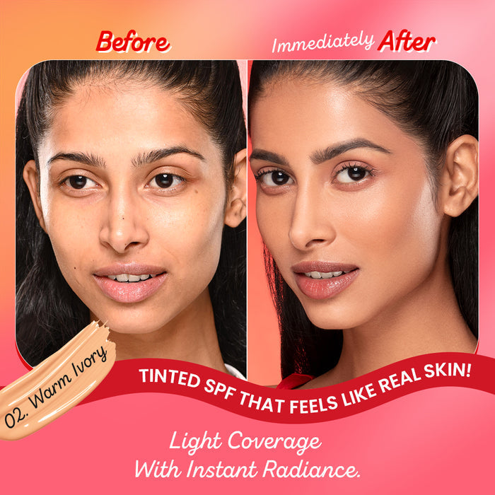 Dot & Key Strawberry Dew Tinted Sunscreen SPF 50+ PA++++ | New-Age UV Filters | 50ml