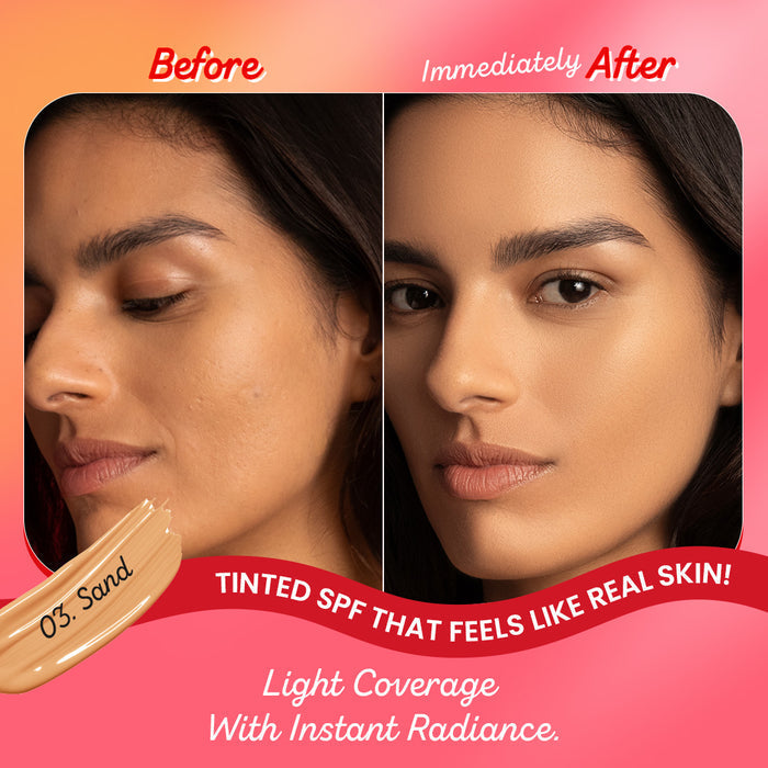 Dot & Key Strawberry Dew Tinted Sunscreen SPF 50+ PA++++ | New-Age UV Filters | 50ml