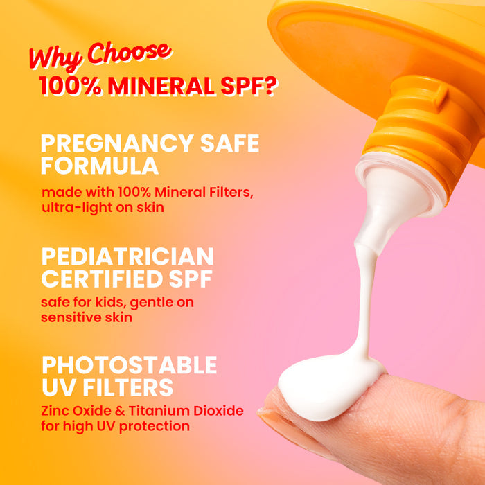 Dot & key Vitamin C + E 100% Mineral Sunscreen SPF 50+, PA++++ 50g