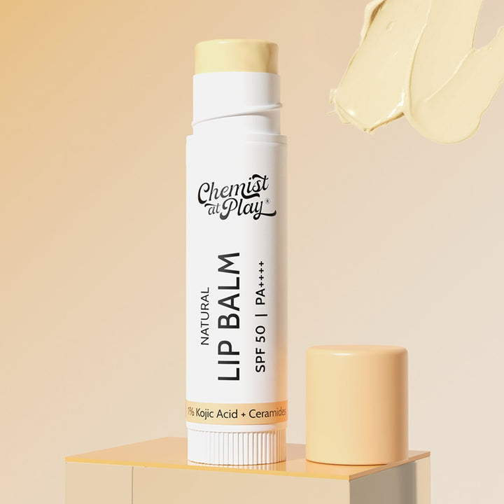 Chemist at Play SPF 50 PA++++ Lip Balm Duo (Natural + Cherry)