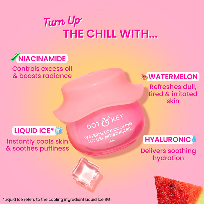 Dot & Key Watermelon Cooling Icy Gel Moisturizer | 60ml