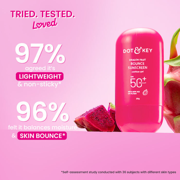 Dot & Key Dragon Fruit Bounce Gel Sunscreen SPF 50+ PA++++ 50g