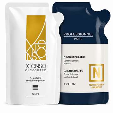 L'Oréal Professionnel Xtenso OleoShape Oil Trio Extra Resistant Hair Straightening Cream + Neutralizing Cream (125ml + 125ml)