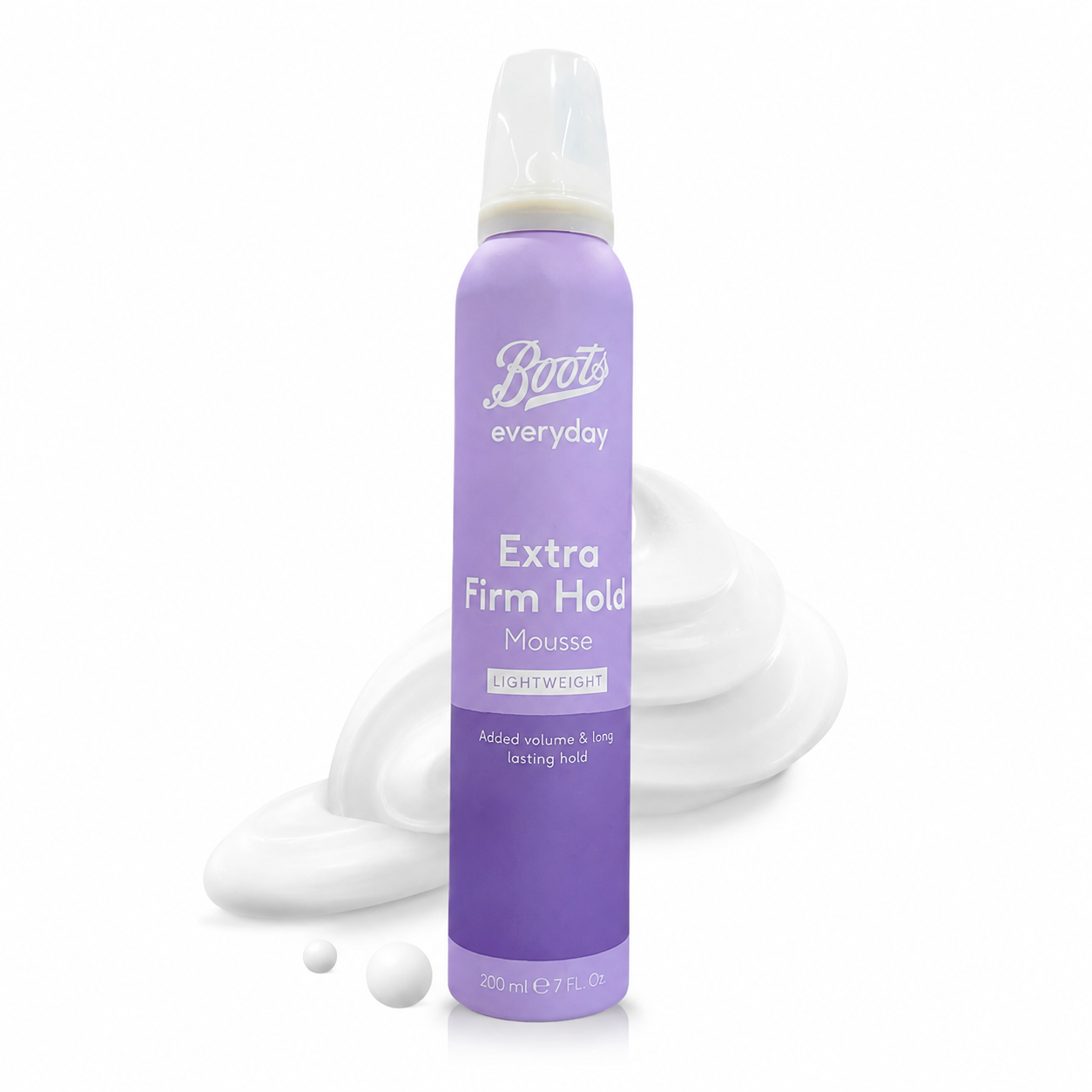 Boots Everyday Extra Firm Hold Mousse 200ml