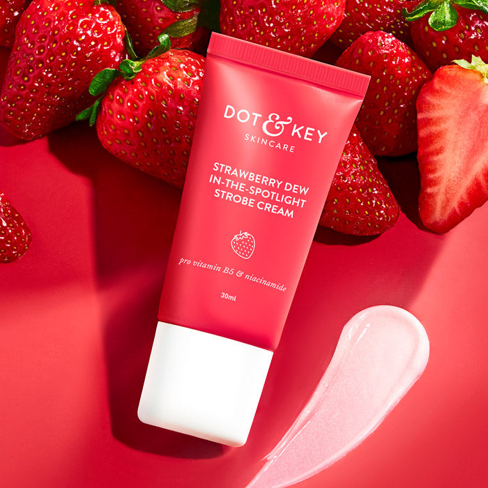 Dot & Key Strawberry Dew In-The-Spotlight Strobe Cream (Moisturizer + Highlighter) | 30ml
