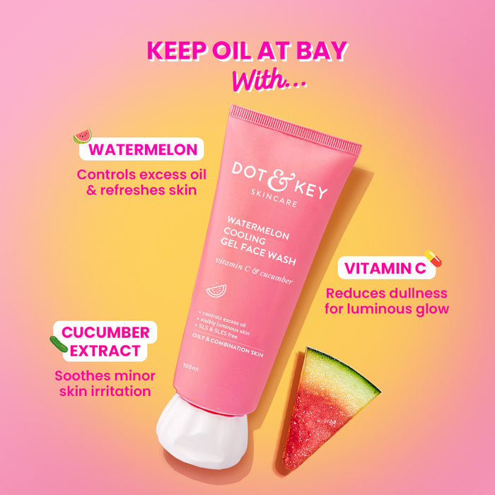Dot & Key Watermelon Cooling Gel Face Wash