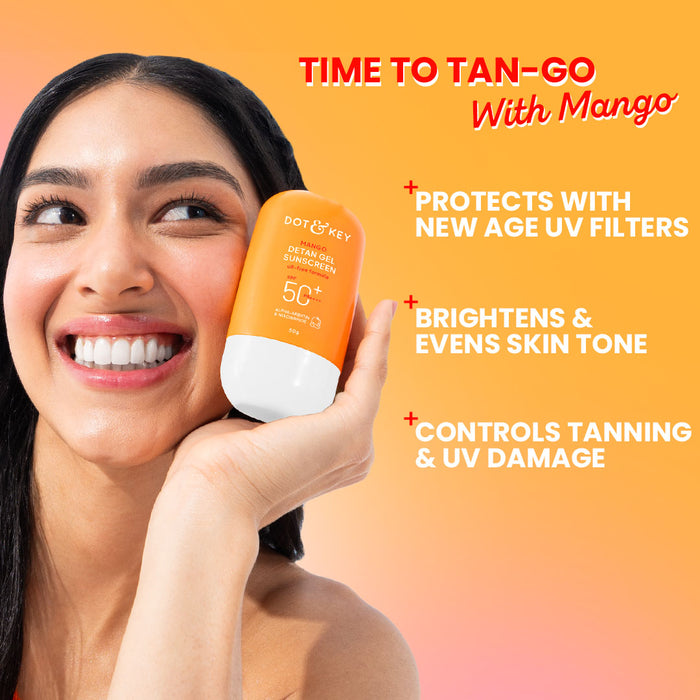 Dot & Key Mango Detan Gel Sunscreen SPF 50+ PA++++