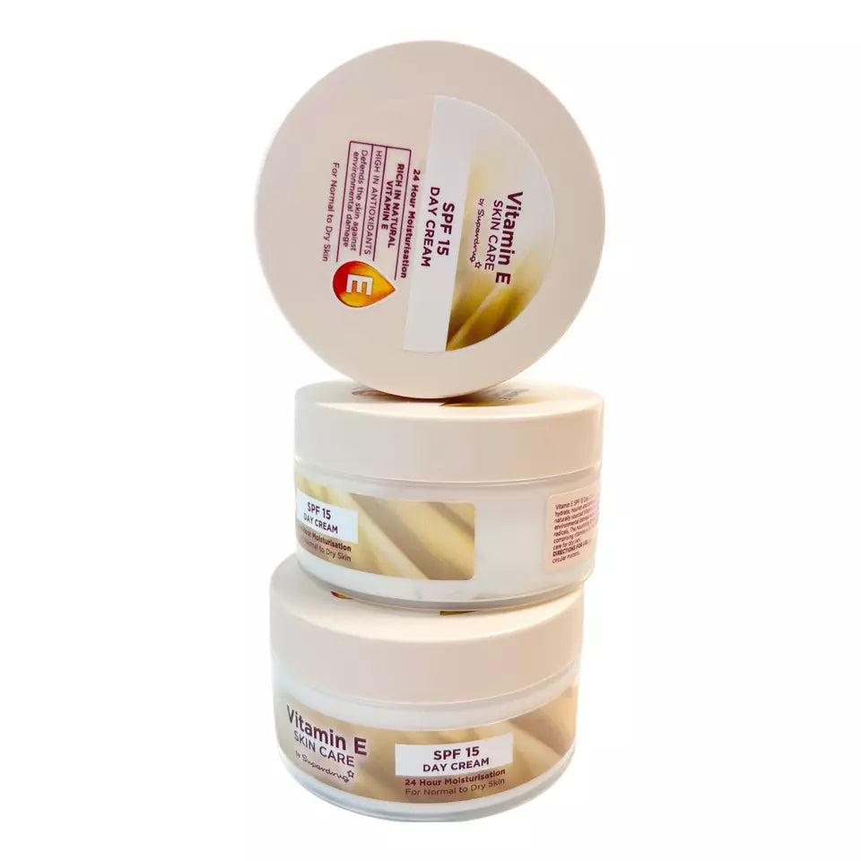 Superdrug Skincare Vitamin E SPF15 Day Cream For Normal to Dry Skin 100ml