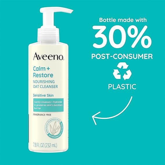 Aveeno Calm Restore Nourishing Oat Cleanser 232ml