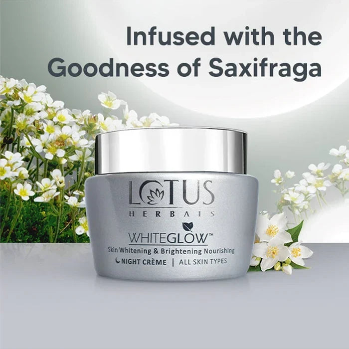Lotus Herbal WHITEGLOW Skin Brightening & Nourishing Night Cream 40ml