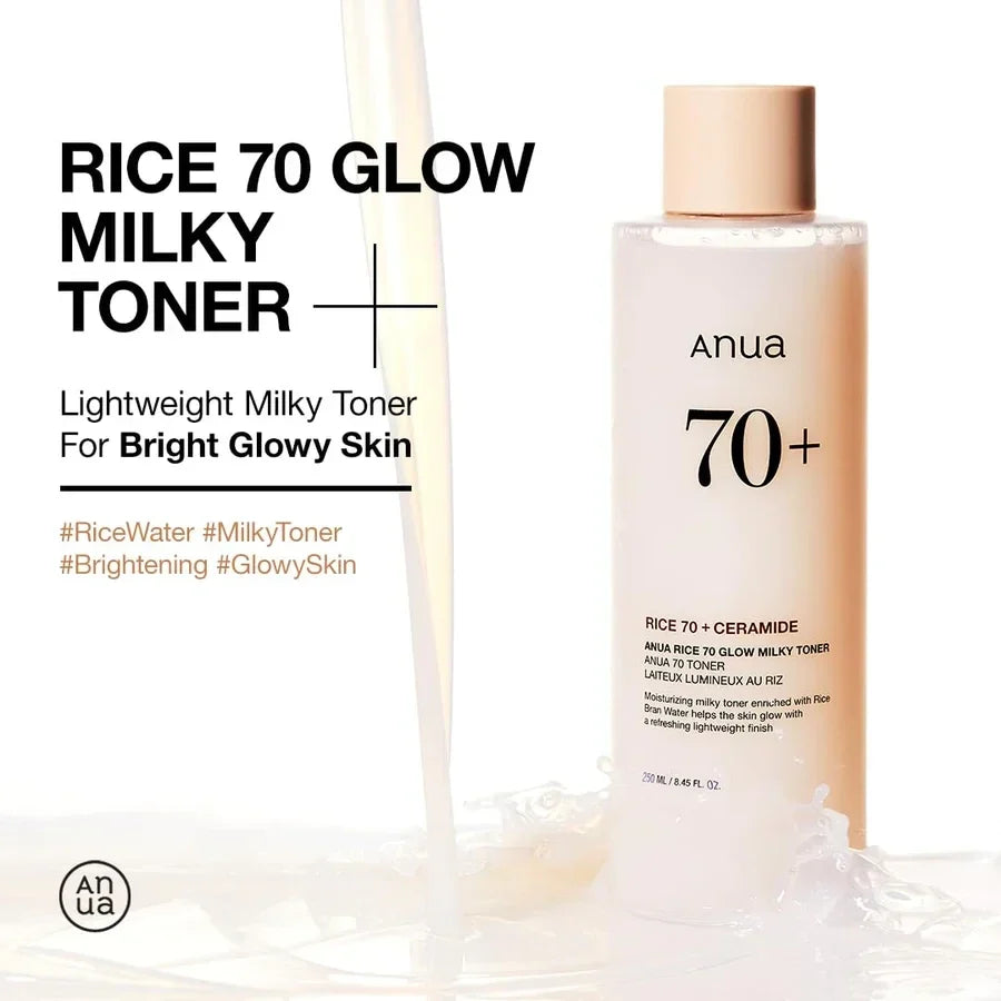 ANUA Rice 70+ Glow Milky Toner 250ml