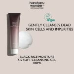 HARUHARU WONDER BLACK RICE MOISTURE 5.5 SOFT CLEANSING GEL 100 ML - Image 3