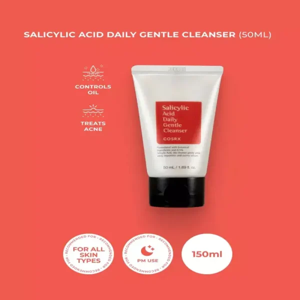 COSRX Salicylic Acid Daily Gentle Cleanser Mini 50ml