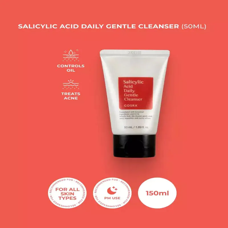 COSRX Salicylic Acid Daily Gentle Cleanser Mini 50ml