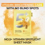 Numbuzin No.5+ Vitamin Spotlight Sheet Mask 27ml